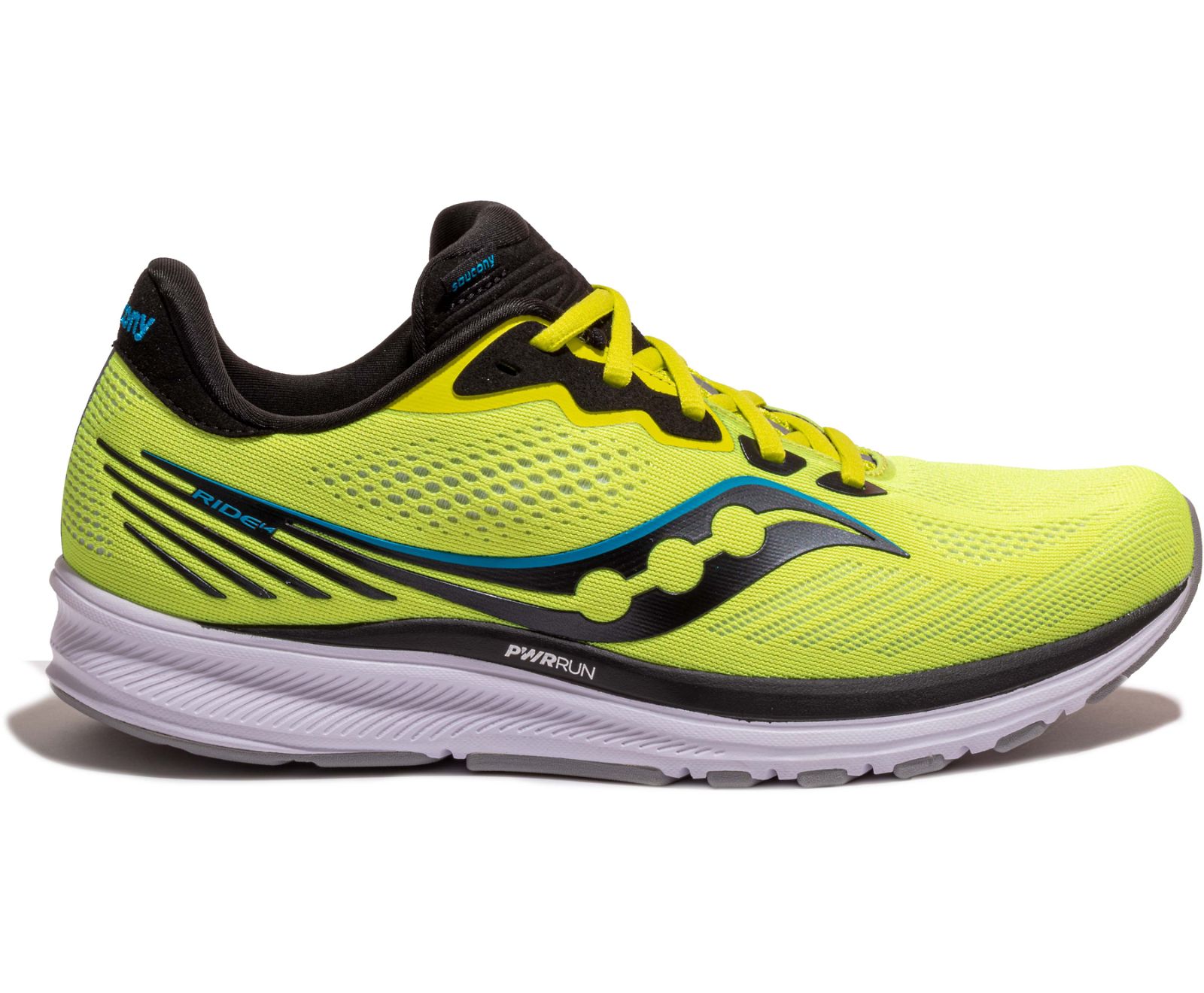 Férfi Saucony Ride 14 Futócipő Sárga Fekete | HU 487WNB